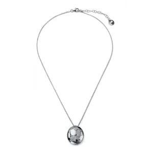 6801 COLLANA BOULE IN ARGENTO CON ZIRCONI - Gioielleria Nicolis